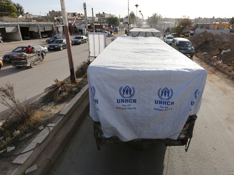Der Zugang zu belagerten Orten in Syrien steht und fällt mit dem Fortschritt der Friedensverhandlungen.