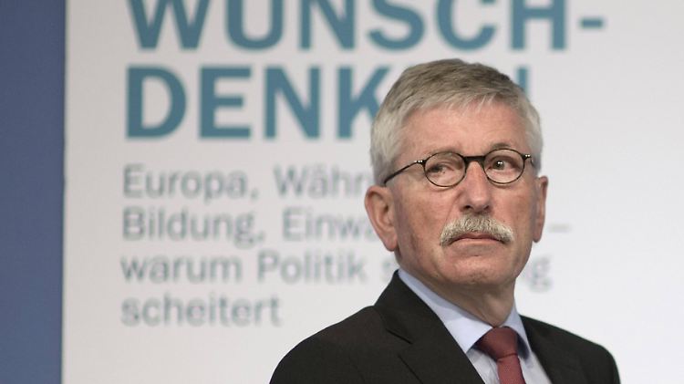 Thilo Sarrazin bei der Buchvorstellung von "Wunschdenken".