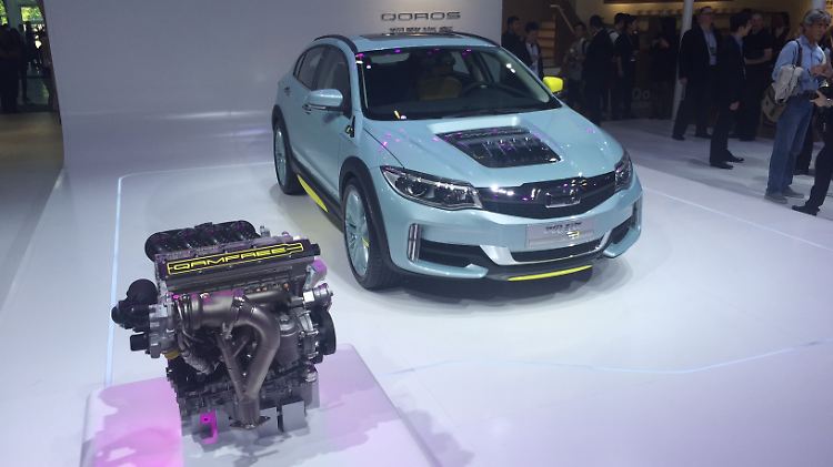 Ist FreeValve PHEA die neue Nockenwelle? Der Qoros Qamfree auf der Motorshow in Peking.