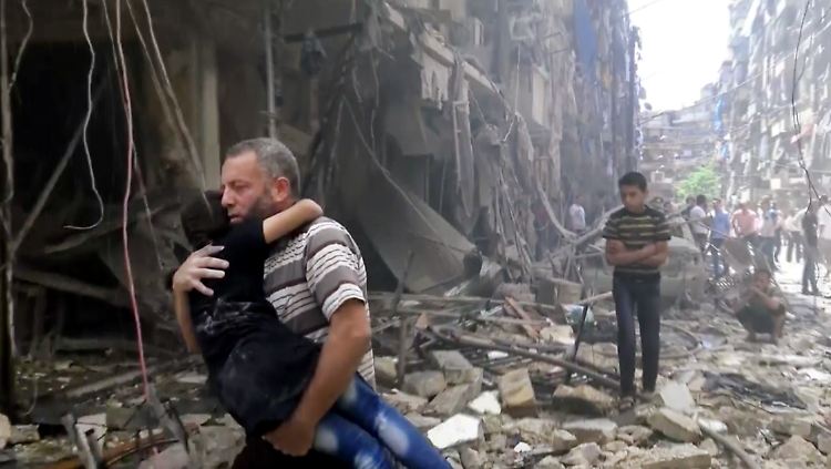 Das einst blühende Aleppo ist heute ein zerstörte Stadt.