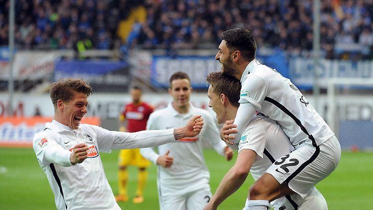 Die Freiburger Spieler gehen nächste Saison wieder in der höchsten deutschen Spielklasse auf Tore-Jagd.