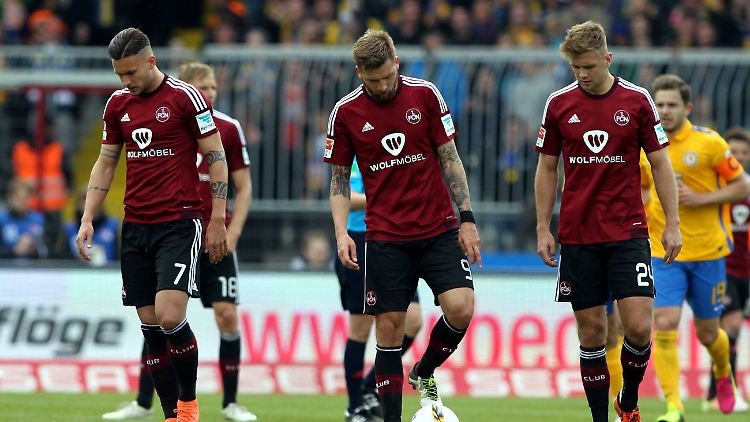 Die kleine Chance auf den direkten Erstliga-Aufstieg konnte Nürnberg gegen Braunschweig nicht nutzen.
