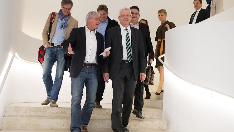 Die wichtigsten Köpfe von Grün-Schwarz in Baden-Württemberg: Thomas Strobl und Winfried Kretschmann.