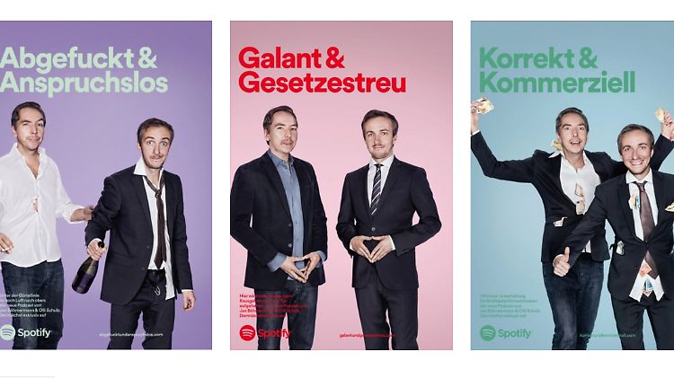 Nach dem Aus ihrer Radiosendung "Sanft & Sorgfältig" machen Olli Schulz und Jan Böhmermann bei Spotify weiter.