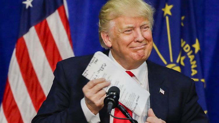 Holt Trump heute Indiana, kann er sich ab morgen auf Hillary Clinton konzentrieren.