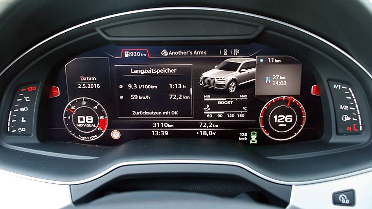 Was ist los? Informationen in Hülle und Fülle bietet das virtuelle Cockpit.