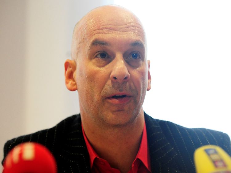 Der Regisseur Volker Loesch von den Stuttgart 21-Gegnern.