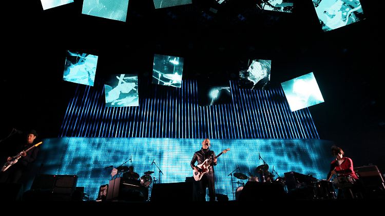 Radiohead beim Coachella-Festival.