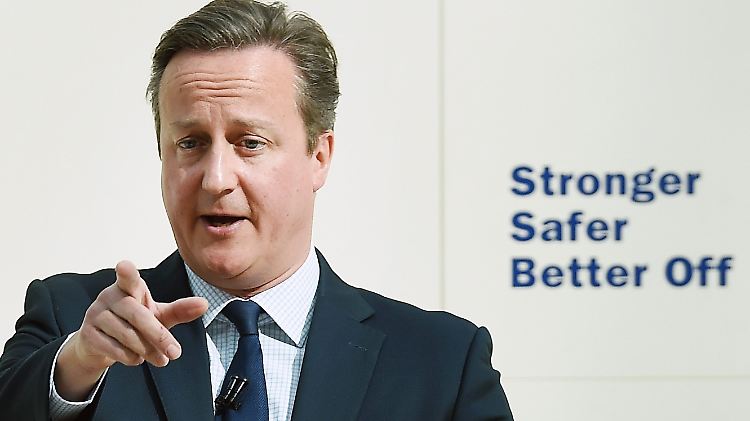 Stärker und sicherer: Cameron tritt vehement für eine britische EU-Mitgliedschaft ein.