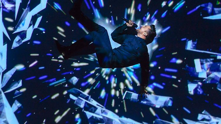 Sergy Lazarev geht sogar die Wände hoch.