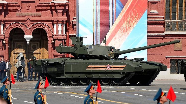 Parade am "Tag des Sieges", am 9. Mai 2016, in Moskau.
