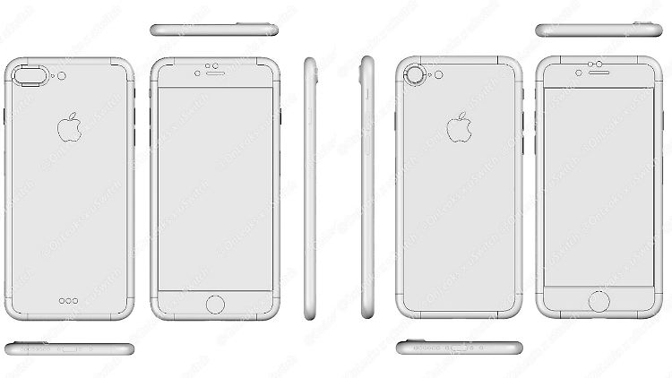 Links das iPhone 7 Pro mit Doppelkamera, rechts das iPhone 7.