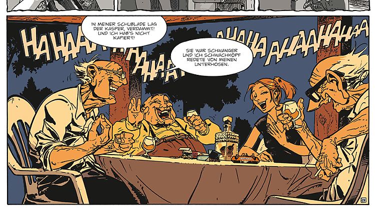 Ein großartiges Quartett: Antoine, Mimile, Sophie und Pierrot.