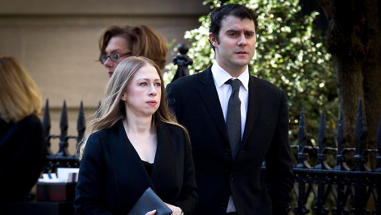 Chelsea Clinton mit ihrem Mann Marc Mezvinsky. 