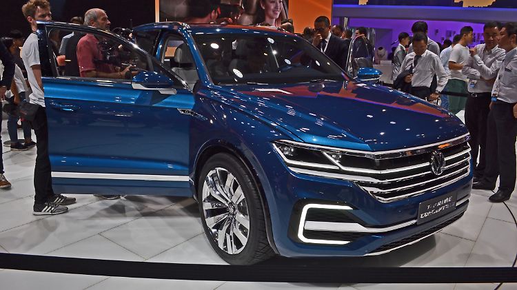 Auf der Automesse in Peking begeisterte die Studie des T-Prime das Publikum und gab einen Ausblick auf den neuen Touareg.