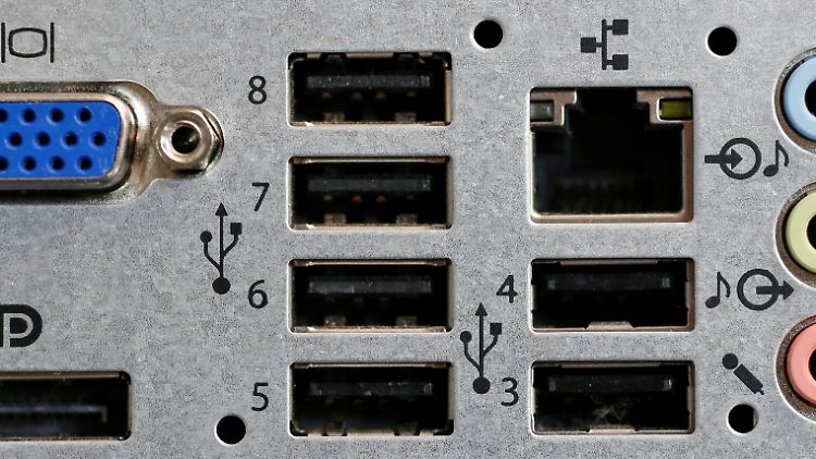 Wichtig ist auch, dass ein Computer die benötigten Anschlüsse hat.