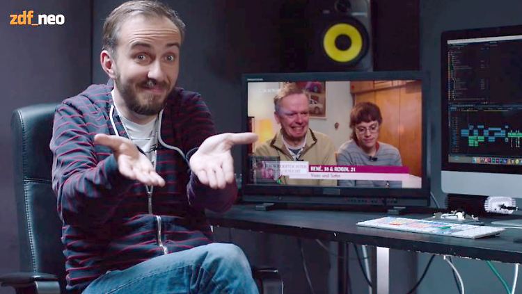 Nach ein paar Seitenhieben in Richtung Ankara kommt Böhmermann in Fahrt und knöpft sich RTL vor.