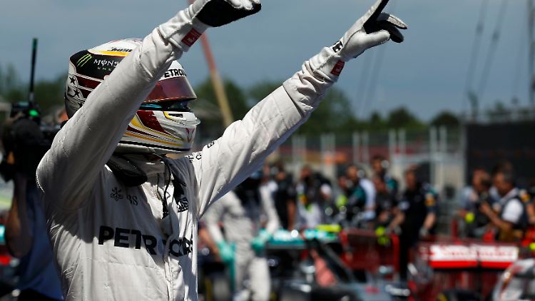 Lewis Hamilton feierte im Qualifying von Barcelona einen Achtungserfolg.