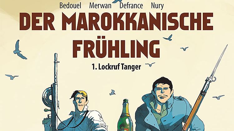 "Der marokkanische Frühling, Band 1: Lockruf Tanger" ist bei Schreiber & Leser erschienen, 128 Seiten gebunden im Albenformat, 24,80 Euro.