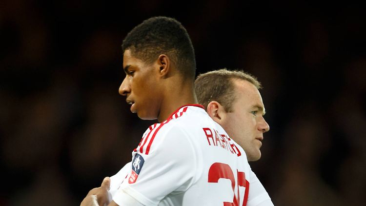 Läuft Newcomer Marcus Rashford Wayne Rooney langsam den Rang ab?