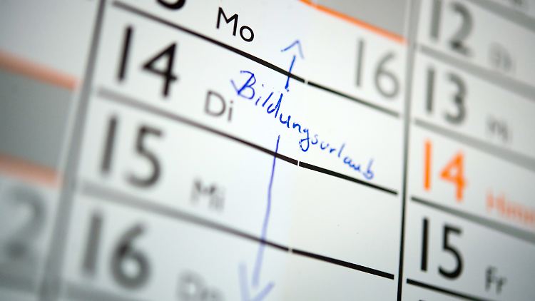 Freinehmen für ein Weiterbildungsseminar - der Rechtsanspruch auf Bildungsurlaub macht es möglich.