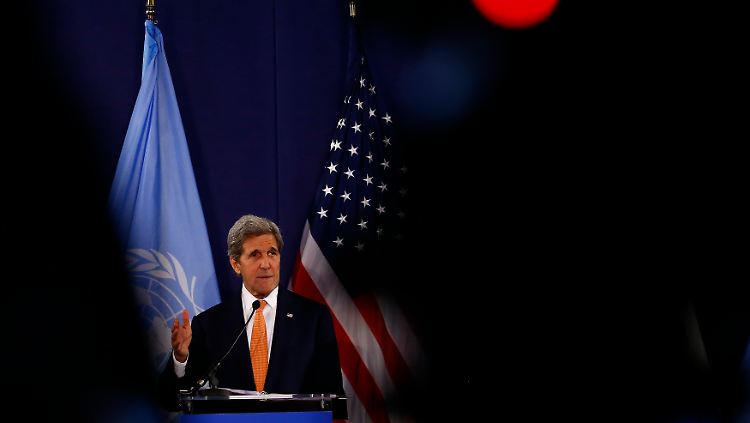 Sollte die UNO bis zum 1. Juni keinen Zugang zu den Bedürftigen erhalten, müsse das Welternährungsprogramm (WFP) eine humanitäre Luftbrücke einrichten, sagte US-Außenminister John Kerry.
