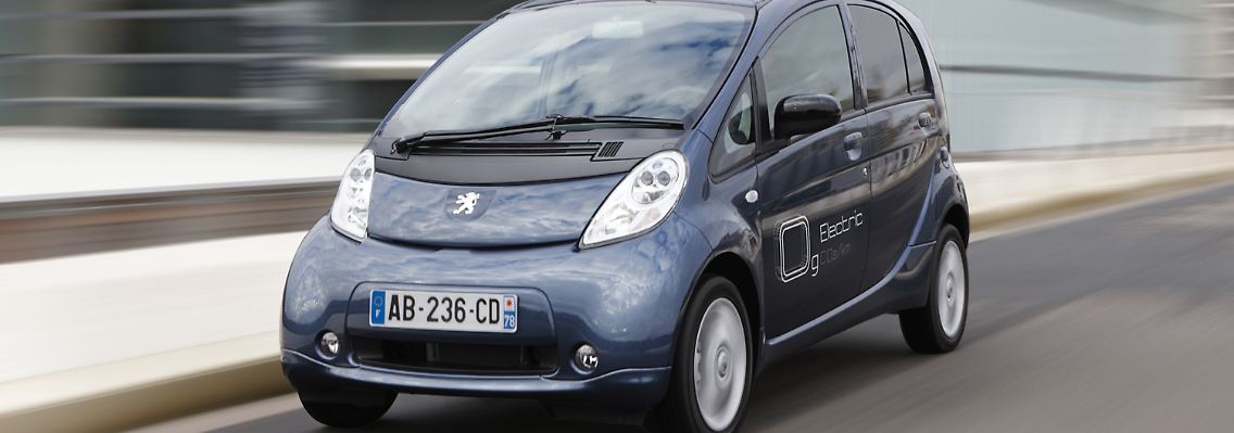 Das Modell Ion von Peugeot fährt bereits zu 100 Prozent elektrisch.