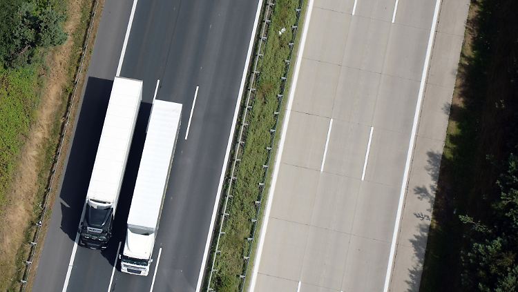 Laster transportierten in den USA jährlich eine Fracht von 14 Milliarden Tonnen.