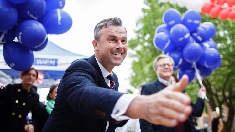 Der nächste österreichische Bundespräsident? FPÖ-Kandidat Hofer hat gute Chancen, sich bei der Stichwahl durchzusetzen.