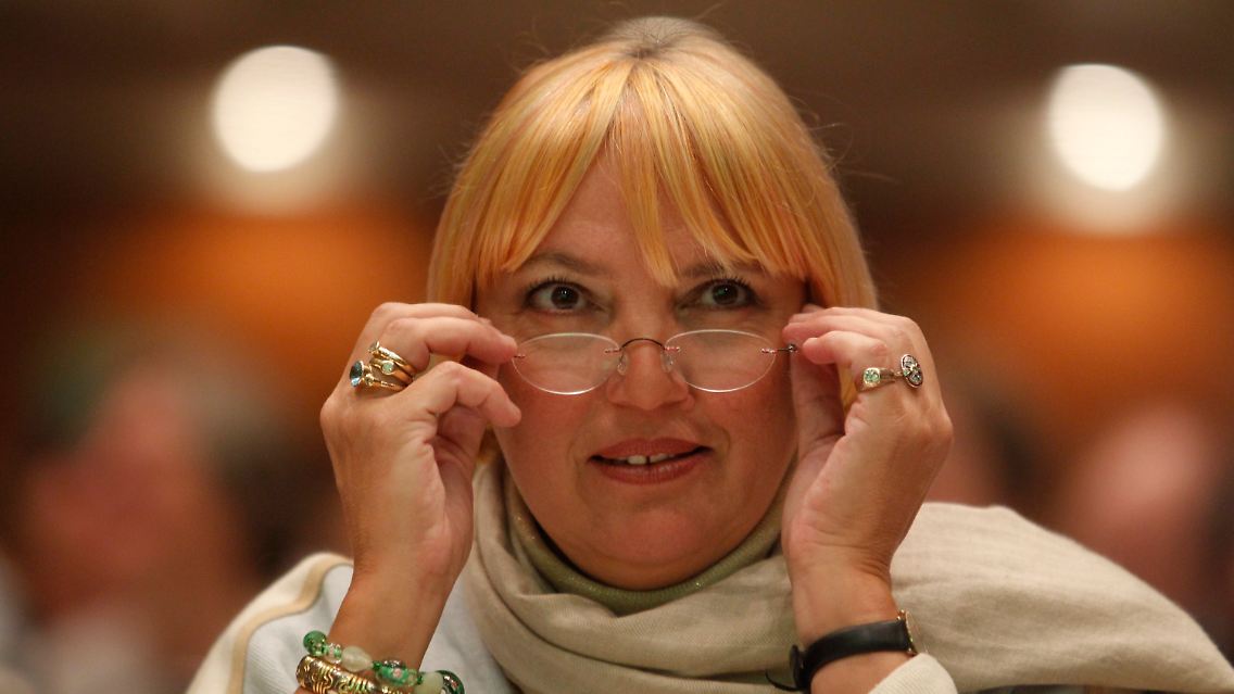 Zeigt fröhlichen Optimismus in Würzburg: Claudia Roth.