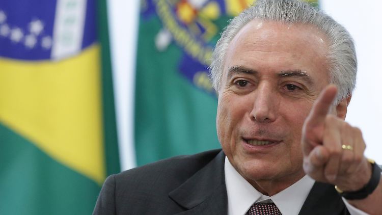 Michel Temer ist brasilianischer Interimspräsident.
