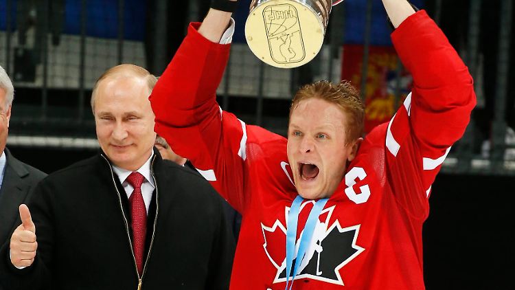 Wladimir Putin gratuliert "Team Canada" zum WM-Titel.