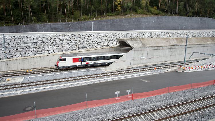 Wenn der Tunnel voll nutzbar ist, werden sich die Transportzeiten enorm verringern.