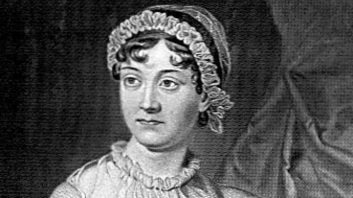 Jane Austen auf einem postumen Porträt aus dem Jahr 1873.