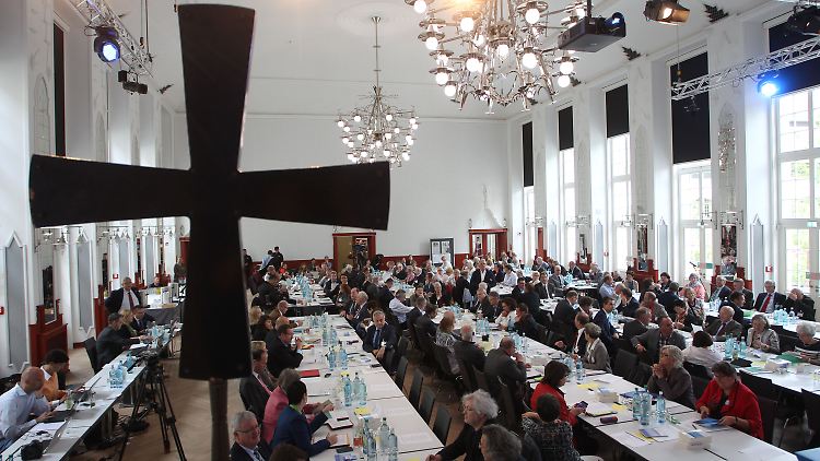 Die Vollversammlung des ZdK findet in Leipzig statt - hier in der Kongresshalle.