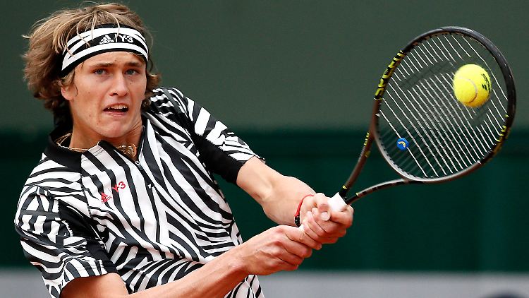 Interessantes Outfit: Alexander Zverev.