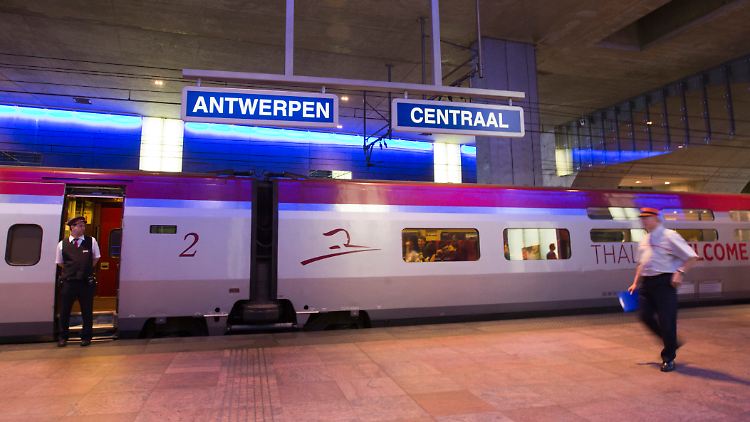 Offenbar hatten die Verdächtigen es auf den Hauptbahnhof in Antwerpen abgesehen.