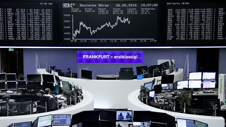 Nur unterbrochen von kleinen Wacklern arbeitet sich der Dax beständig nach oben.