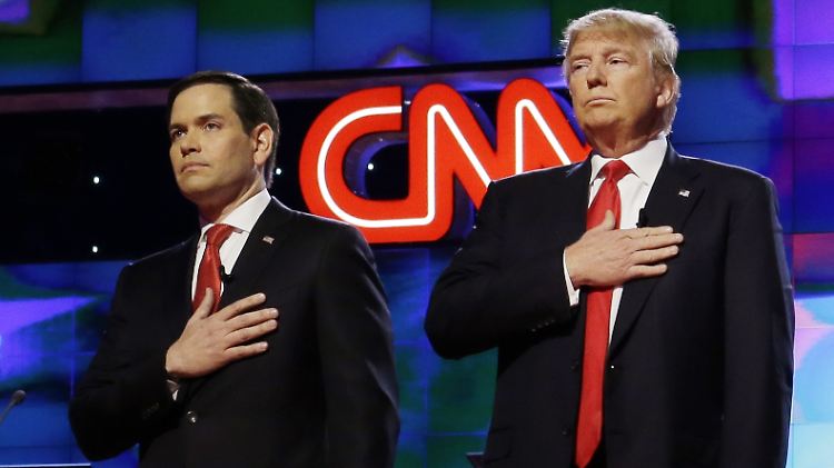 Marco Rubio (l.) und Donald Trump (r.) ziehen gemeinsam in den Wahlkampf gegen die Demokraten. 