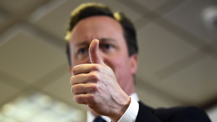 Premierminister David Cameron sieht sein Werben für einen EU-Verbleib durch die Erhebung bestätigt. 