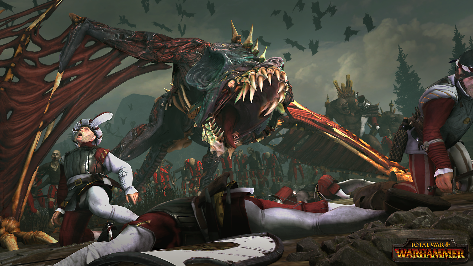 Schnell weg, ein "Terrorgheist"! Dieses Vieh stammt aus dem Warhammer-Universum und nun fliegt es auch über den Bildschirm - als einer der Videospiel-Blockbuster, die in dieser Bilderserie vorgestellt werden.