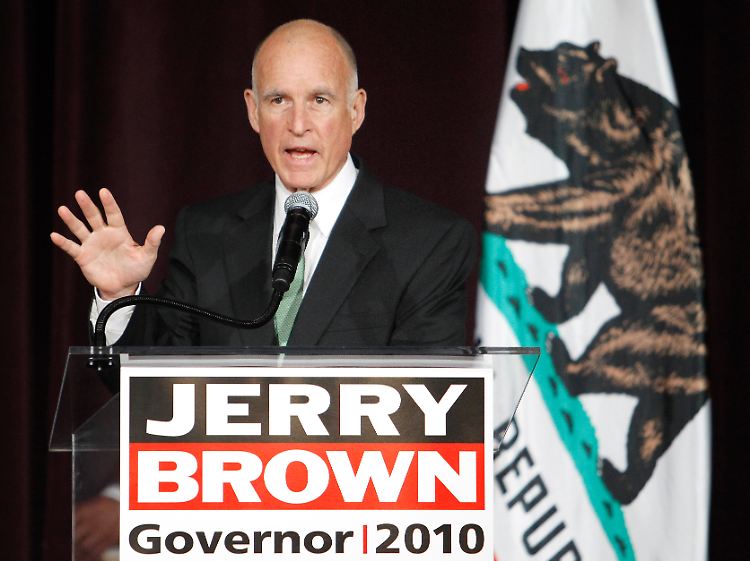 Demokrat Jerry Brown war bereits von 1975 bis 1983 Gouverneur von Kalifornien.