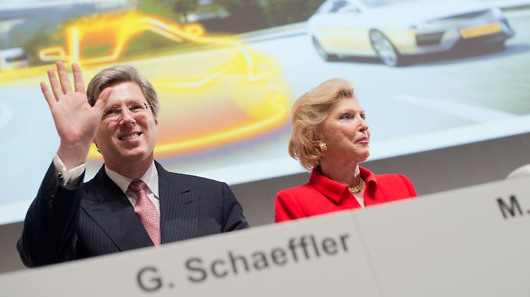 Beeinflussen die Geschicke von Schaeffler: Georg F. W. Schaeffler und seine Mutter Maria-Elisabeth Schaeffler-Thumann.