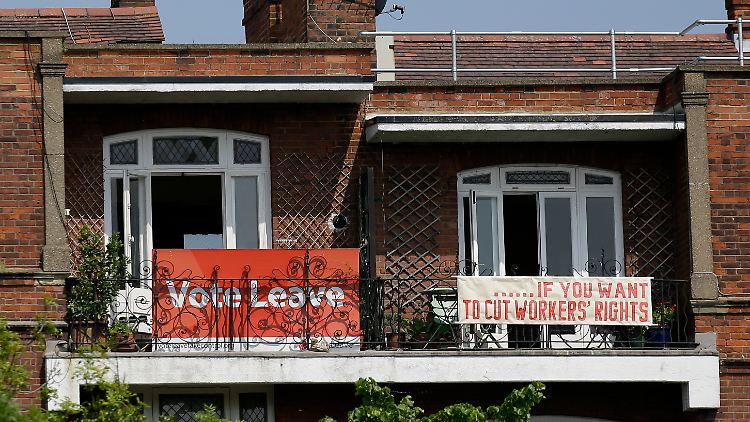 Die Frage spaltet Großbritannien: Leave or not leave?