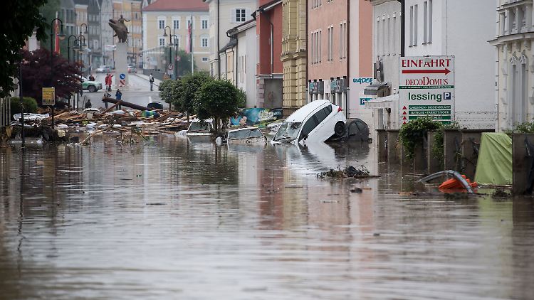 Hohe Schadenssummen dürften die Überschwemmungen in Niederbayern verursachen.