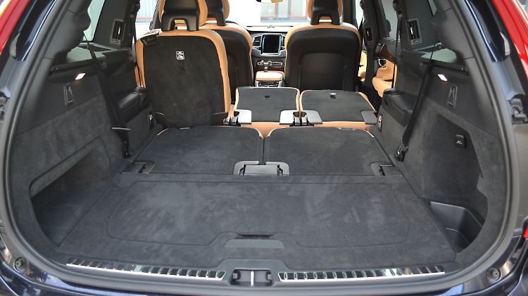 Von 314 bis 1886 Liter reicht das Stauvolumen im Volvo XC90, je nach Lage der Rückenlehnen.