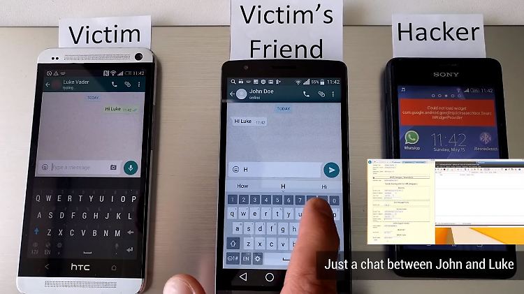 Das Video beweist: Whatsapp-Konten können leicht gekapert werden. 