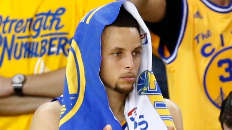 Nicht sein bester Abend: Stephen Curry.