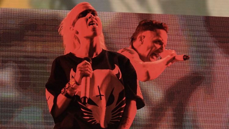 "White Trash"? Die Antwoord (bei einem Auftritt am 3.Juni 2016 in Warschau).