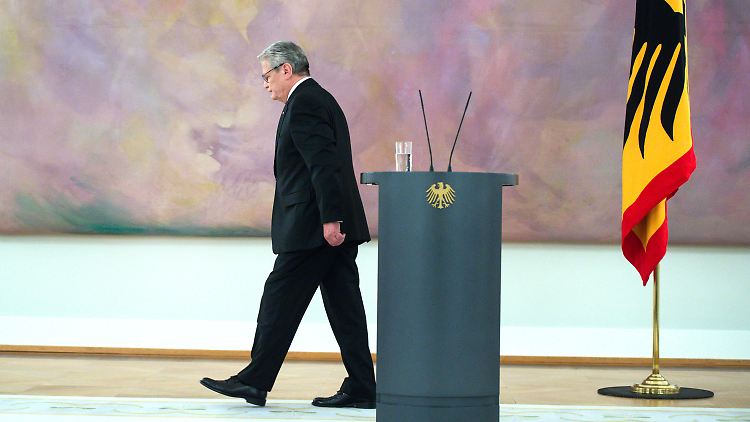 Er wird wohl gehen: Bundespräsident Gauck verzichtet offenbar auf eine zweite Amtszeit.